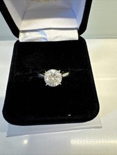 GIA Cert 2.09 Carat Natural Diamond Engagement Ring - J Color / VS2 / ROUND / EX