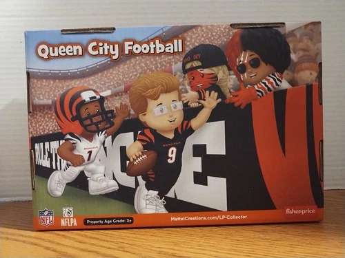 Fisher Price Little People NFL Collector Cincinnati Bengals Figure 4-Pack. 2023