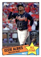 2020 Topps #85AS-33 Ozzie Albies 1985 Topps Baseball 35th Anniversary All-Stars