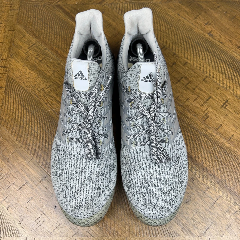 Botines de fútbol Adidas Ultraboost para hombre 12 grises plateados Boost bajos PE RAROS CG4815 Foto 3 de 4