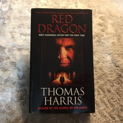 Red Dragon Thomas Harris 2002 Dell Movie Tie-In Noir Horror Thriller Book