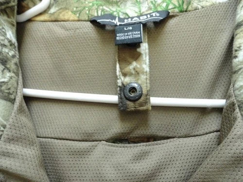 HABIT HUNTING JACKET MEN'S SIZE LARGE REALTREE LOGO image 2