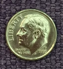 1993 D Roosevelt dime, actual nice coin in picture, free S/H