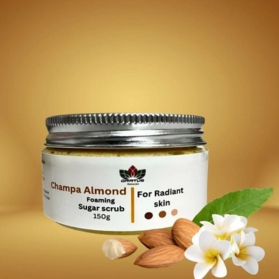 Gratus Naturals Champa Mandel Schaumzucker Peeling 150gm