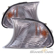 ATEC 2x BLINKER WEIß VORNE LINKS + RECHTS FÜR BMW 3-ER E46 CABRIO COUPE BJ 99-01