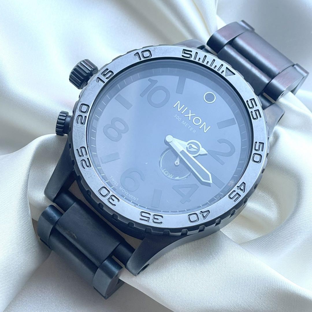 Nixon Mens 51-30 Gunmetal Grey Giant Watch