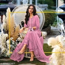 Designer Indian Pakistani Kurta Pant Dupatta Set Bollywood Style Women Kurti