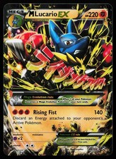 M Lucario EX 55/111 Holo XY Furious Fists Pokémon Card