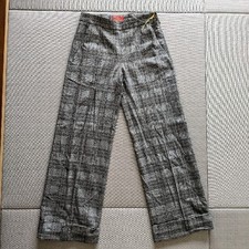 Vivienne Westwood Checked Women's Pants Grray Import Line Size:38 New