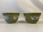 Pyrex Spring Blossom Crazy Daisy Nesting Bowls #401 1.5 Pt. VTG