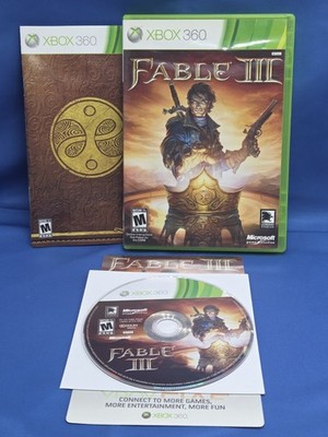  Fable III Microsoft Xbox 360 CIB Tested Working Free Shipping