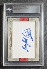 A 2018 Leaf Hall Of Fame Baseball Edition Cut Signatures Gaylord Perry