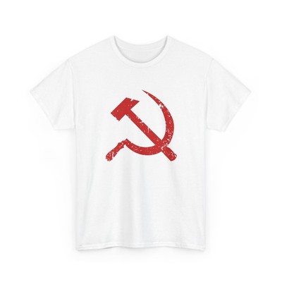 Hammer and Sickle T-Shirt Communist Tee Marxist Leninist 