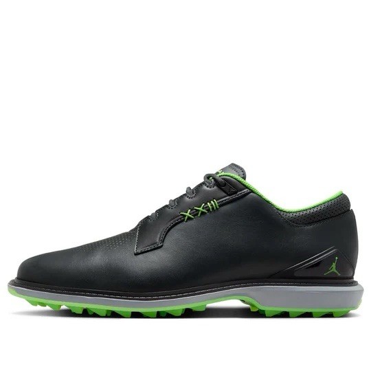 Size 9.5 Nike Air Jordan ADG 5 Golf Shoes Black/Action Green  display picture 3