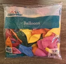 Way To Celebrate Balloons 72 12 IN Standard Assorted Colors