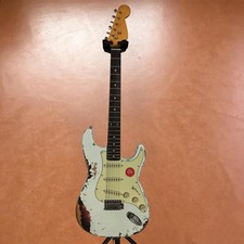 Heavy Relic ST Electric Guitar Solid Body Rosewood Fetboard SSS Pickup Tremolo