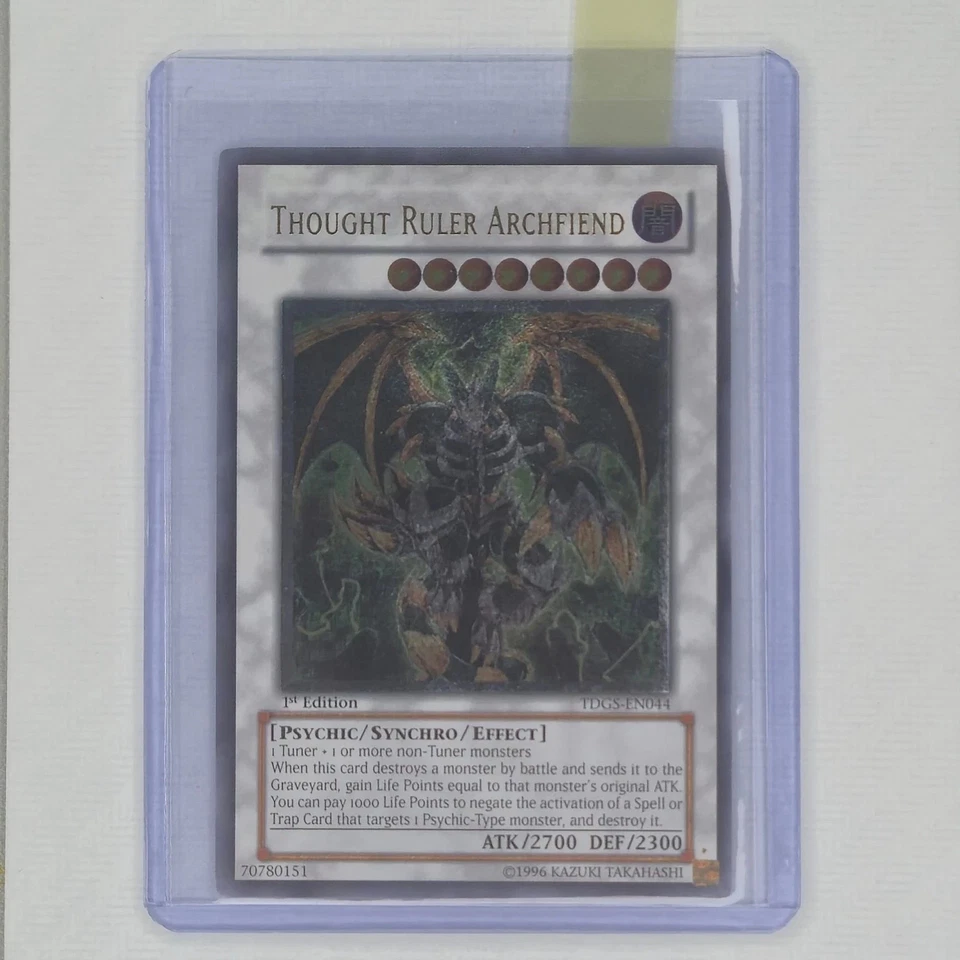 Thought Ruler Archfiend TDGS-EN044 The Duelist Genesis Ultimate Rare 1st edition - Image 3 of 3