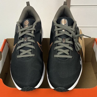 Nike Downshifter 12 grey/ bronze swoosh Low Top Men’s Trainers UK 7 DD9294-008 - Image 1 of 4