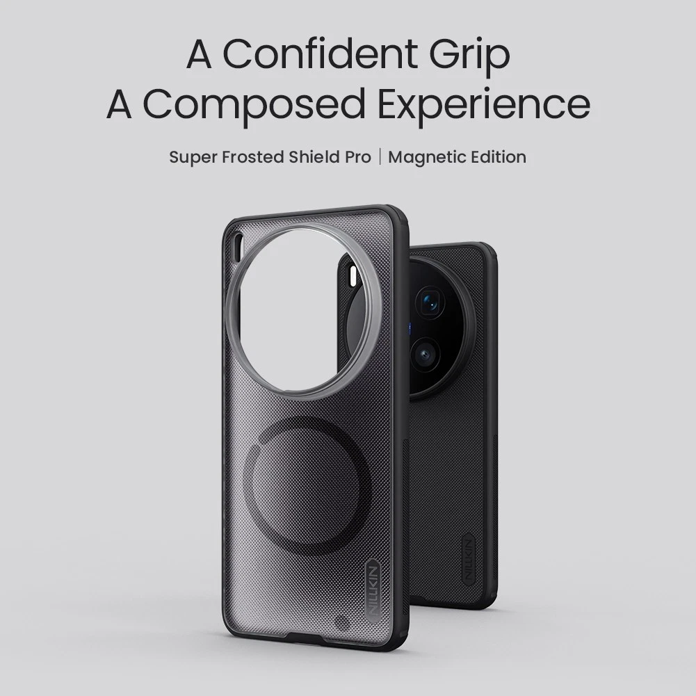Nillkin Magnetic Super Frosted Shockproof Back Phone Case For vivo X300 Ultra - Picture 9 of 27