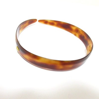 ALEXANDRE DE PARIS tortoiseshell headband/hair accessory, brown. Women USED
