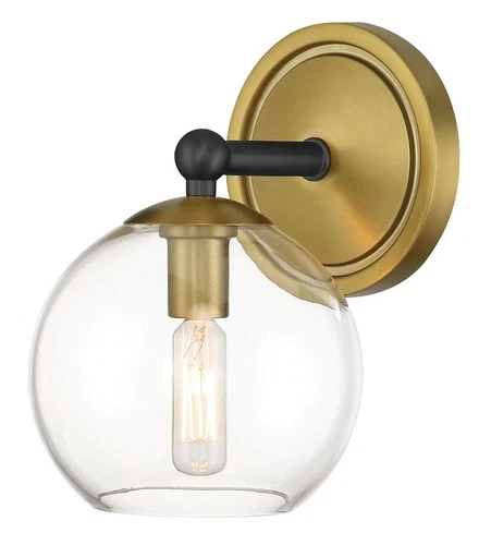 Minka Lavery 5061 Kearney Park 9" Tall Vantage Bathroom Sconce - Coal / Soft - Picture 2 of 8
