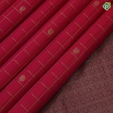 Women s Red Gold Gatti border Kanchipuram Sari/Saree Gold Woven Border