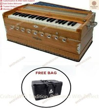 Bina 3.5 Octave Multifold Bellow 9 Stopper 42 Keys 2 Reed Harmonium with Bag