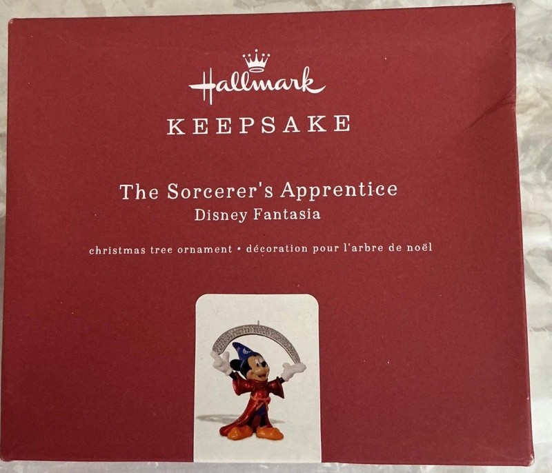 Hallmark 2018 Disney Fantasia The Sorcerer's Apprentice Metal Ornament Mickey