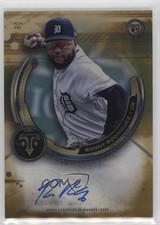 2019 Topps Triple Threads Rookie Gold 8/25 Ronny Rodriguez #RAU-RR Auto 8d2