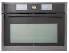 GoodHome Bamia Ghcom50a Brushed Steel & Black . Combi Mwave /oven