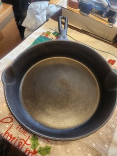 Wapak Cast Iron Indian Head Logo Skillet #7