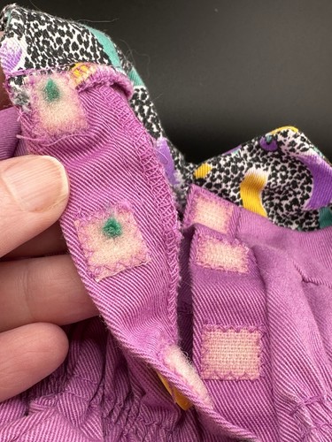 Vtg Cabbage Patch Kids Doll Designer Line Transitional VHTF Purple Jumper - Picture 7 of 11