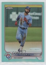 2022 Topps Chrome Aqua Refractor 11/199 Isiah Kiner-Falefa #192 fm0