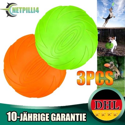 Hundespielzeug Gummi Apportieren 18cm Hunde-Frisbee Natürlichem Kautschuk DE