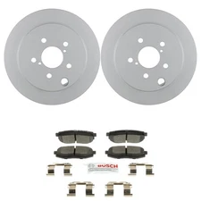 Bosch Rear Disc Brake Rotors & Ceramic Brake Pads Kit for Subaru Forester 14-18