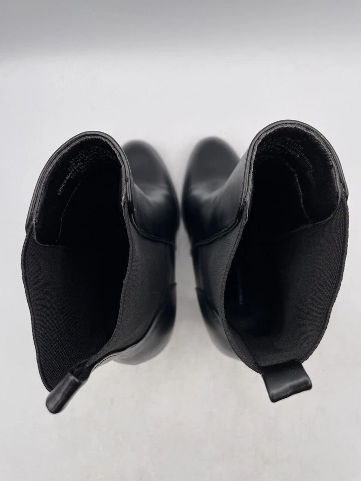 Женские сапоги French Connection Jenna размер 6 черные веганская кожа на высоком каблуке для улицы - Изображение 4 из 4