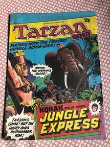 British TARZAN WEEKLY August 20, 1977 - Spiegle Royer Meugniot/Wray
