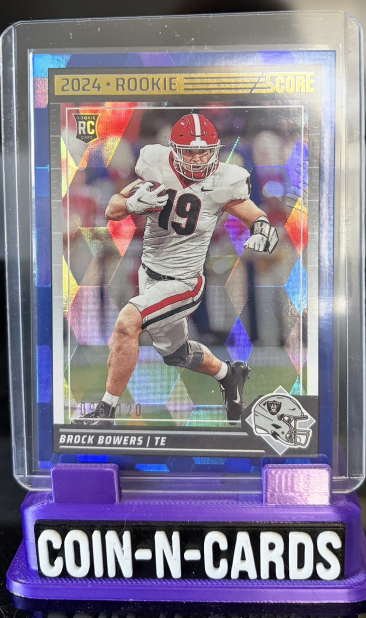 2024 Panini Score - Rookies Brock Bowers #310 Cubic /120 (RC) 