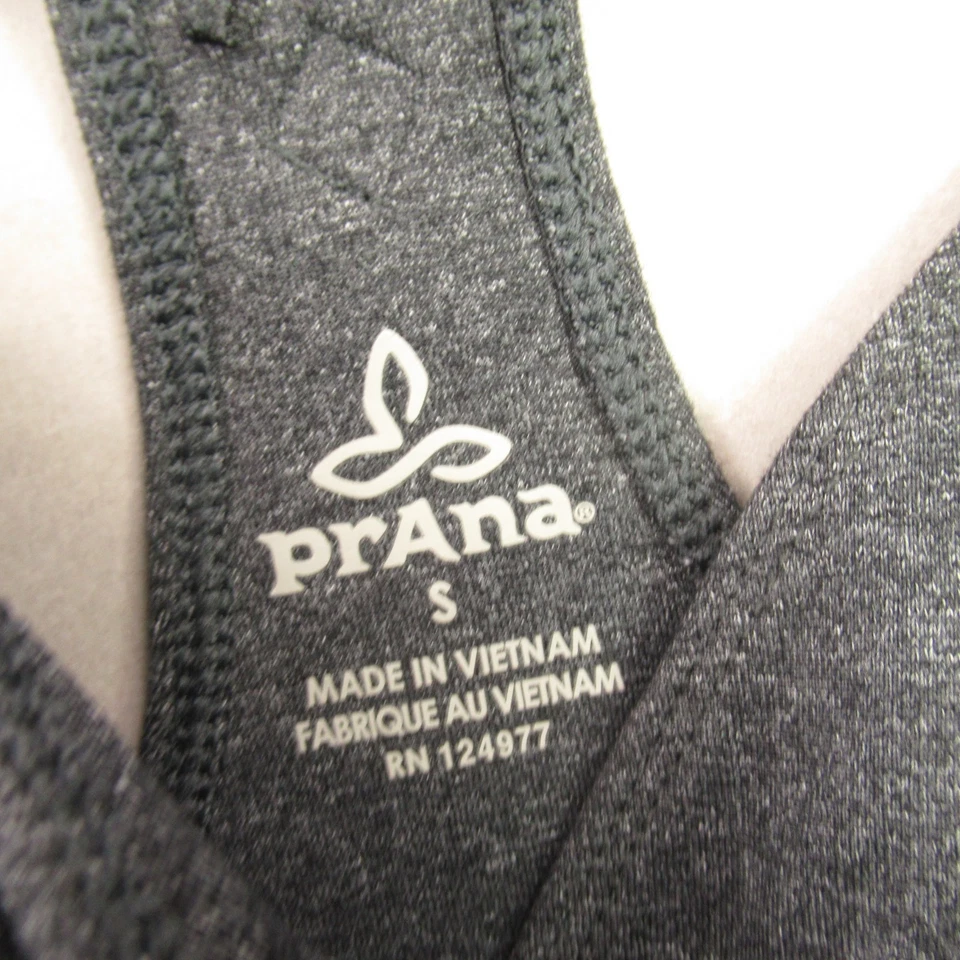 Prana Top 女式小号无袖轻便休闲灰色户外套衫 — 第 3/4 张图片