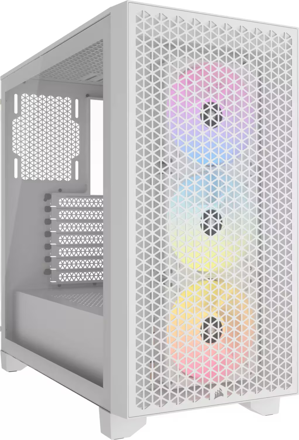 Corsair 3000D RGB Airflow weiß Midi Tower ATX Gaming Gehäuse