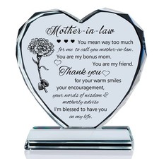 Heart-Shaped Keepsake Gifts for Mother in Law - Unique Mothers Day