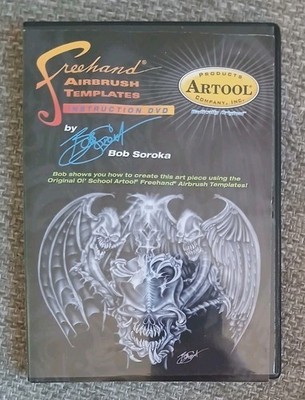Freehand Airbrush Templates Bob Soroka Instruction DVD Artool Inc VGC
