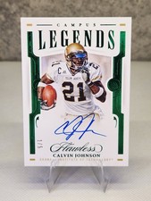 2021 Flawless Collegiate Campus Legends Auto Calvin Johnson 