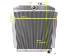 Fit For Chevrolet Chevy Pickup Truck L6 Aluminum Radiator Dpi5100 3row 1947-1954 Fit For Chevrolet Chevy Pickup Truck L6 Aluminum Radiator Dpi5100 3row 1947-1954