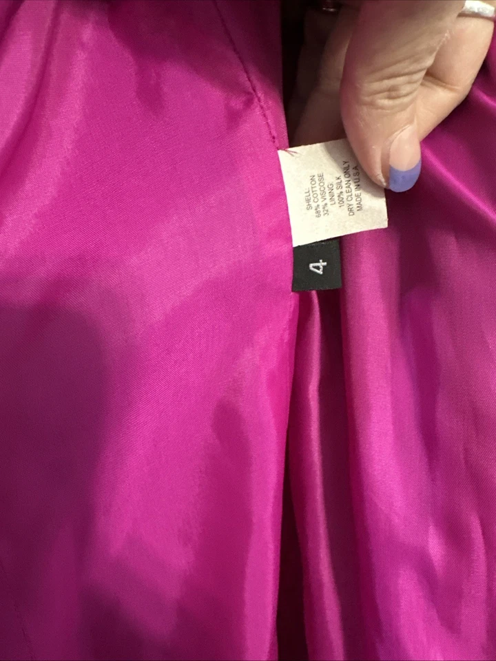 Spooner Prague Jacket Leopard Print Size 4 - Image 4 of 4