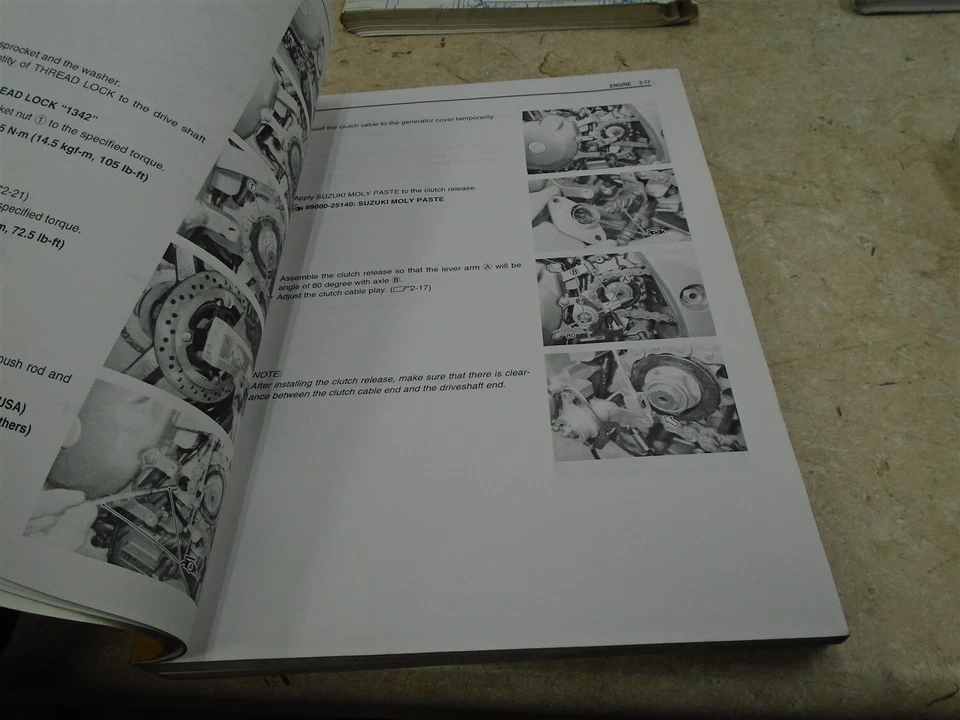 Suzuki 650 DL DL650 Manual de Serviço Usado SR-376 - Imagem 4 de 4