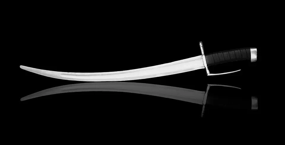 Custom Handmade Carbon Steel Blade Classical Black Saber Sword | HEMA Sword - Image 3 of 4