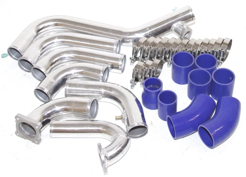 Intercooler PipingKit&BOV para 89-94 Mitsubishi Eclipse/Eagle Talon DSM 1G 4G63 Foto 2 de 4