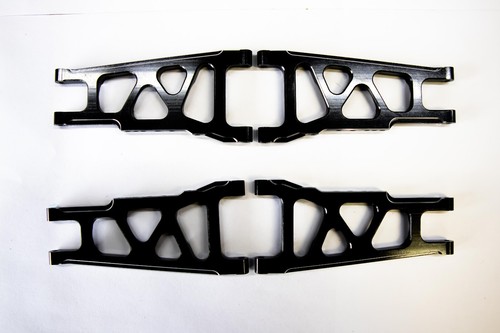 CR (F + R) Black Aluminum A-Arms For Traxxas Slash 4x4, Rustler, Stampede - Picture 8 of 10