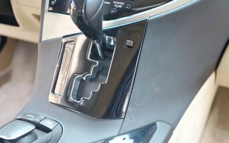 Cubierta de cambio de marchas de consola central para Lexus RX350 450h 2009-15 negro brillante Foto 3 de 4